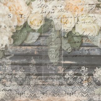 redesign Motiv Transfer "White Fleur"