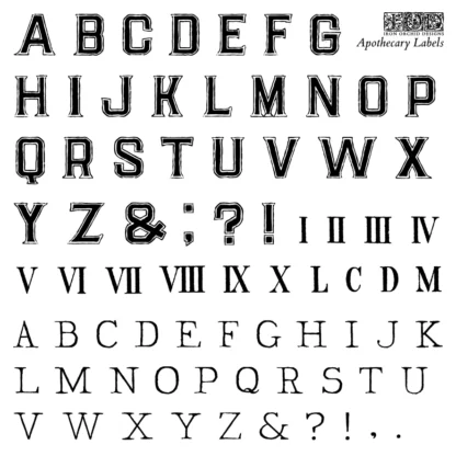 Decor Stempel "Apothecary Labels" - IOD- Iron Orchid Designs – Bild 2