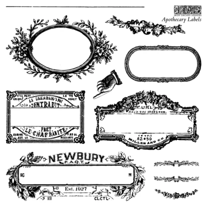 Decor Stempel "Apothecary Labels" - IOD- Iron Orchid Designs – Bild 4