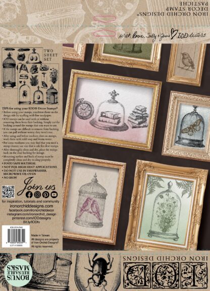 Decor Stempel "Pastiche 2teilig" - IOD- Iron Orchid Designs – Bild 3