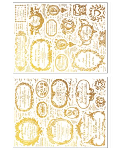 NEU Gilded Transfer "Étiquettes" - IOD- Iron Orchid Designs – Bild 2