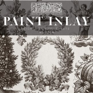 NEU Paint Inlay "Gloria" - IOD- Iron Orchid Designs