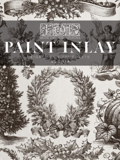 NEU Paint Inlay "Gloria" - IOD- Iron Orchid Designs