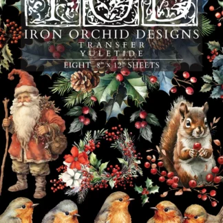 NEU Decor Transfer "Yuletide" - IOD- Iron Orchid Designs