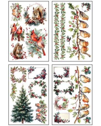 NEU Decor Transfer "Yuletide" - IOD- Iron Orchid Designs – Bild 2