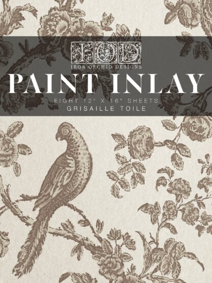 Paint Inlay "Grisaille Toile" - IOD- Iron Orchid Designs