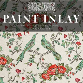 Paint Inlay "Paradise" - IOD- Iron Orchid Designs
