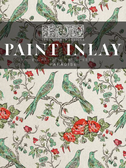 Paint Inlay "Paradise" - IOD- Iron Orchid Designs