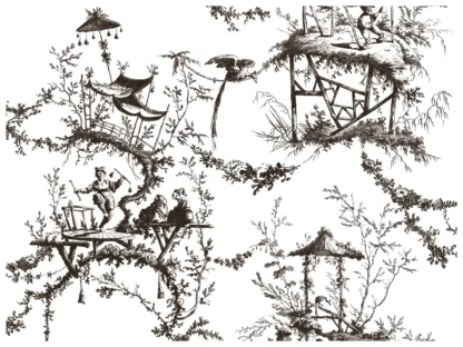 Paint Inlay "Petits Parasols" - IOD- Iron Orchid Designs – Bild 5